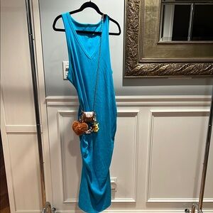 A New Day Blue Embellished Sleeveless Maxi Dress